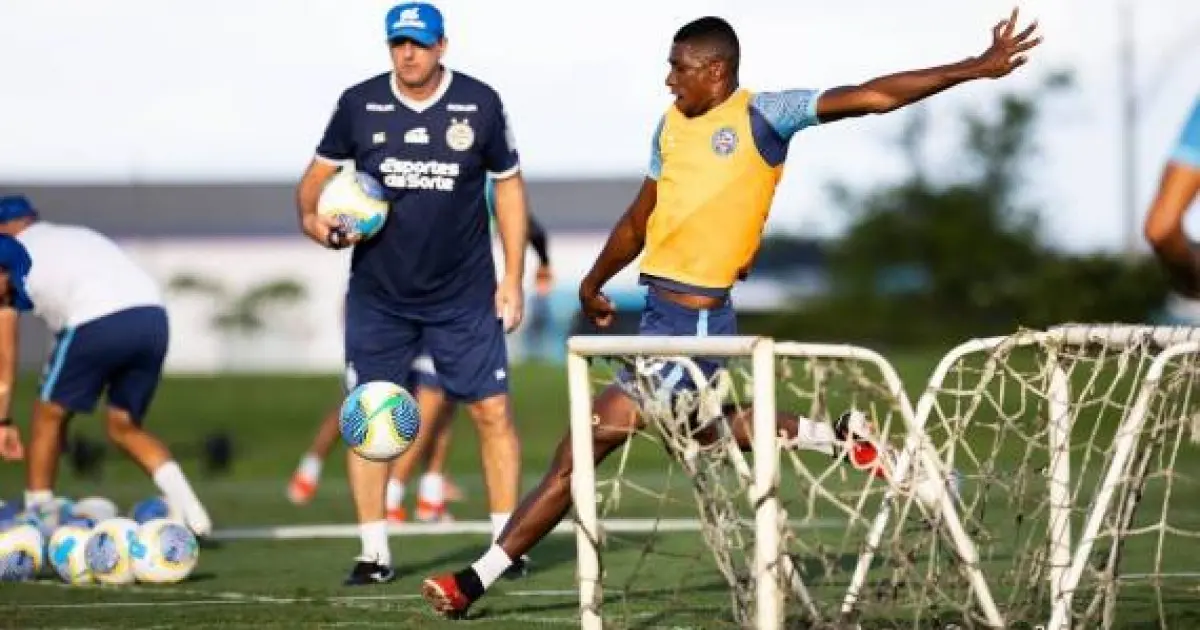De olho no Criciúma, Bahia reforça técnica e tática no CT Evaristo de Macedo