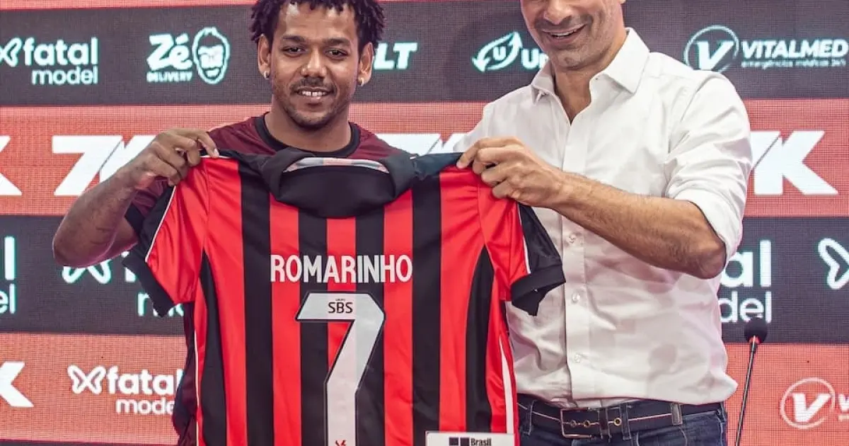 Novo camisa 7 do Vitória, Romarinho é apresentado e projeta estreia contra o Palmeiras