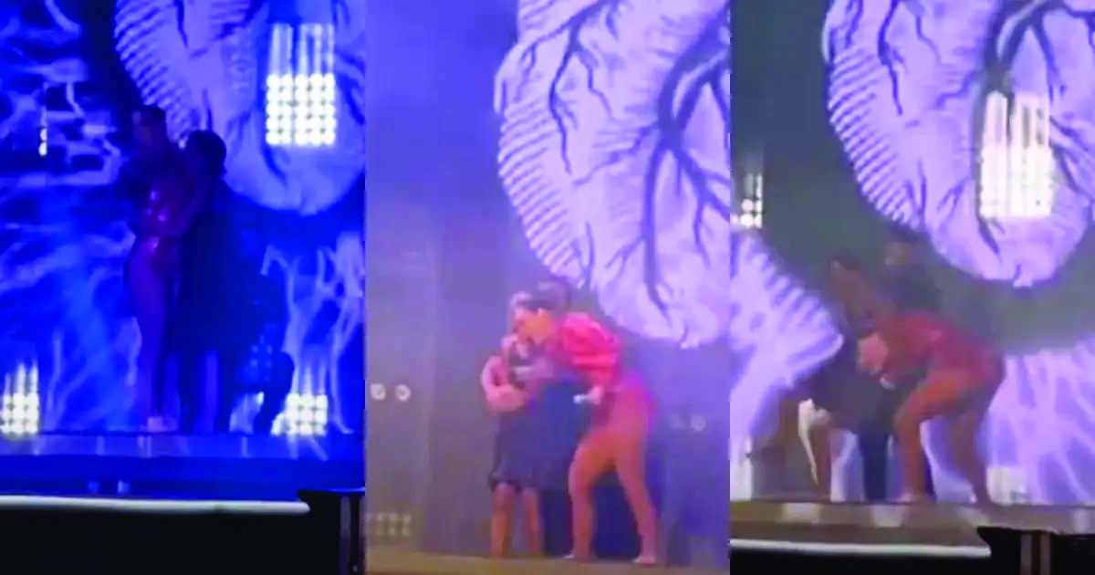 VÍDEO: Ivete Sangalo tem palco invadido durante show e quase é derrubada por mulher