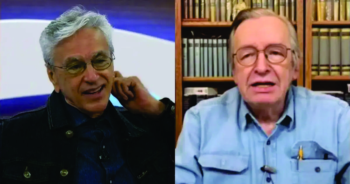 Caetano Veloso entra com pedido para ter parte da herança de Olavo de Carvalho; entenda
