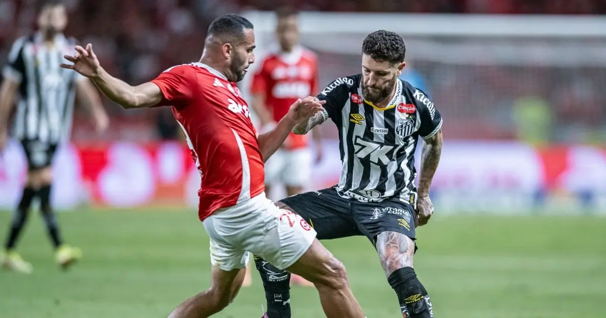 Internacional e Santos empatam no Beira-Rio e beneficiam o Vitória na luta contra o rebaixamento