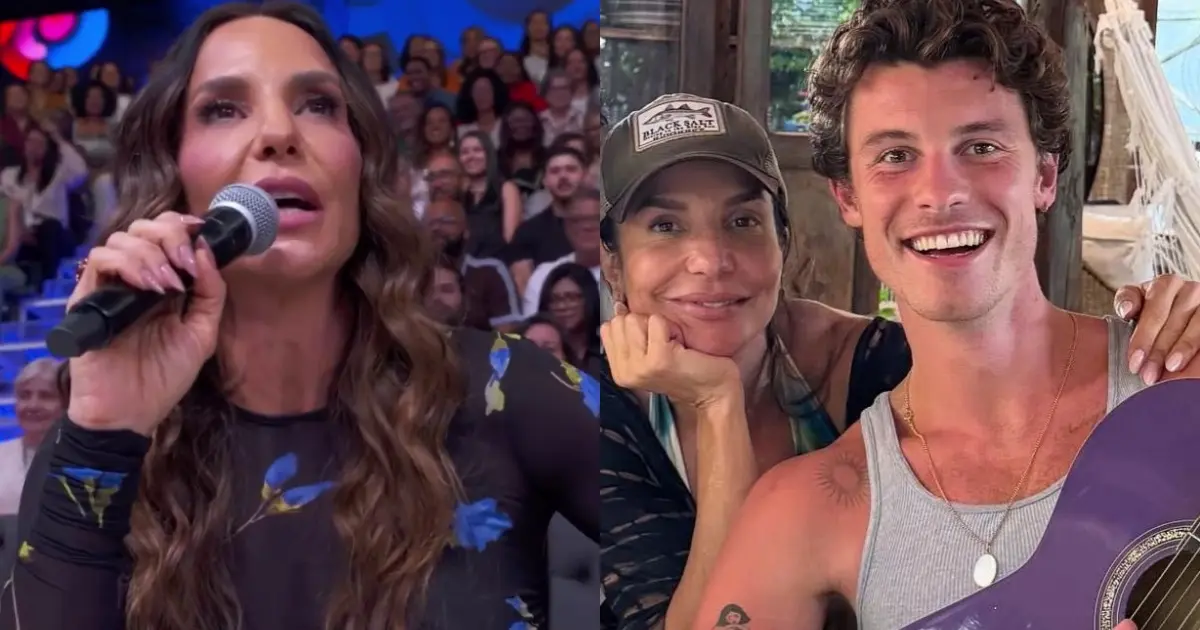 Ivete Sangalo detalha estadia de Shawn Mendes em Salvador: “Cuidou das crianças, varreu a casa”