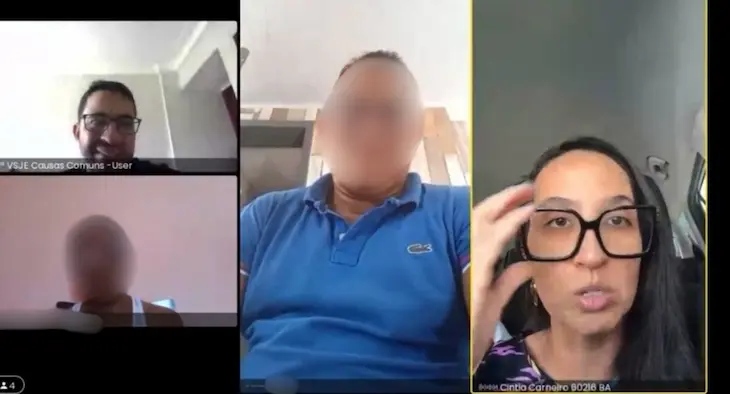 VÍDEO: Em audiência virtual advogada baiana profere palavrões contra conciliador