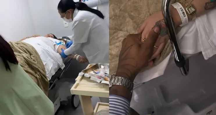 Thais Carla passa mal durante almoço e é hospitalizada: “Do nada!”