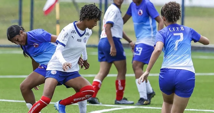 Bahia vence novamente e segue 100% nos Campeonatos Baiano Sub-15 e Sub-17 Femininos