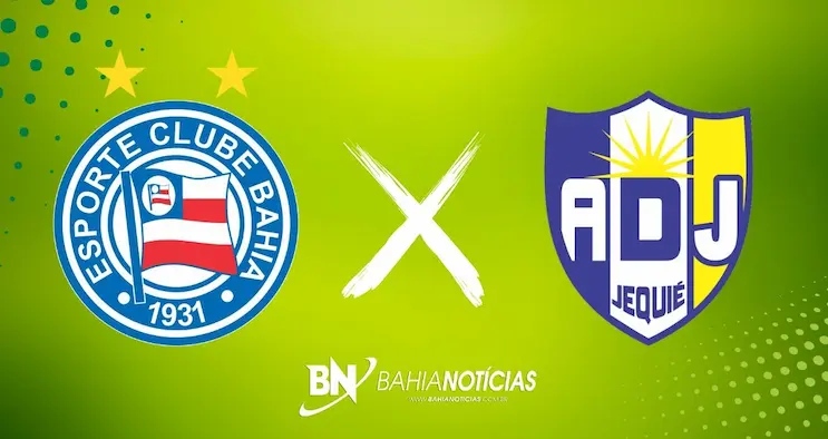 Bahia x Jequié: Confira prováveis escalações, arbitragem, horário e onde assistir