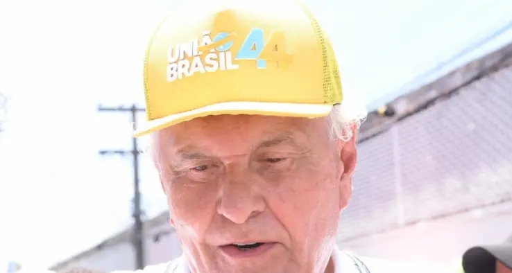 No Bonfim, Caiado defende eleição de ACM Neto e afirma que PT “convive bem com facções criminosas”