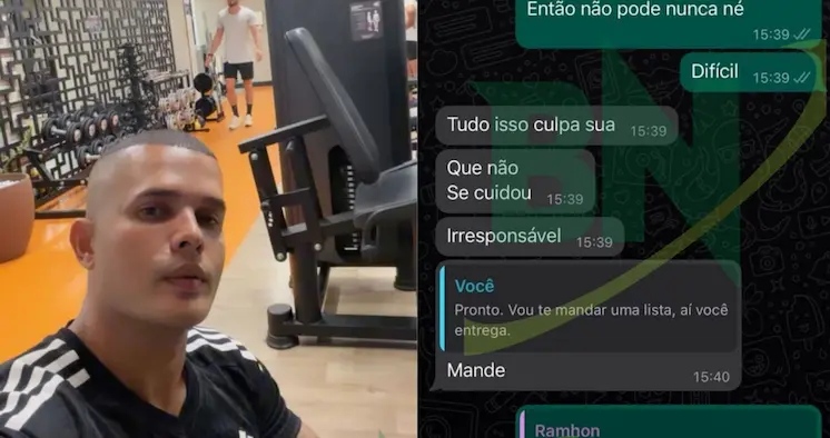Influenciador Ramhon Dias é denunciado por abandonar filho e atrasar pagamento de pensão alimentícia