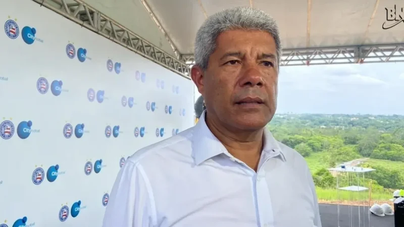 Jerônimo Rodrigues confirma diálogo sobre gestão do Bahia na Fonte Nova: “Conversamos sobre a possibilidade”