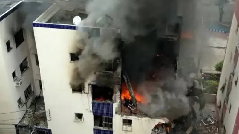 Incêndio no Stiep: morador teria viajado e esquecido gás aberto