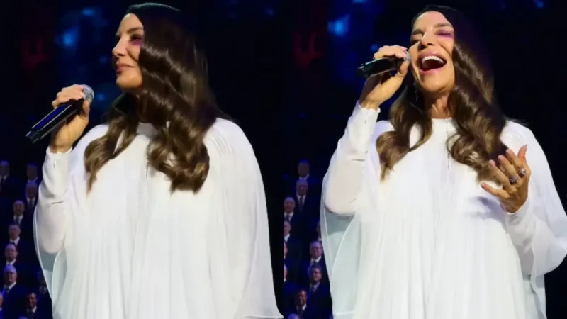VÍDEO: Ivete Sangalo surpreende e se apresenta em evento internacional com olho roxo após acidente