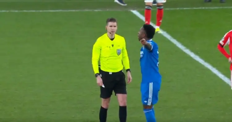 VÍDEO: Vini Jr denuncia ofensa racista de argentino do Benfica ao árbitro na Champions