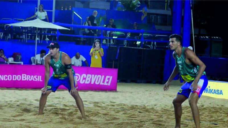 George e Saymon conquistam primeira vitória do Bahia no Circuito Mundial de Vôlei de Praia