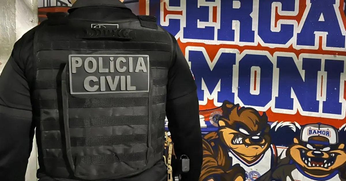 Operação da Polícia Civil mira integrantes de torcida organizada suspeitos por tentativa de homicídio em Salvador