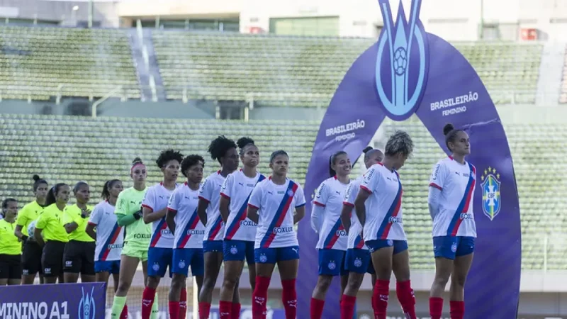 Bahia vence três seguidas, chega ao G-8 e se recupera no Brasileirão Feminino