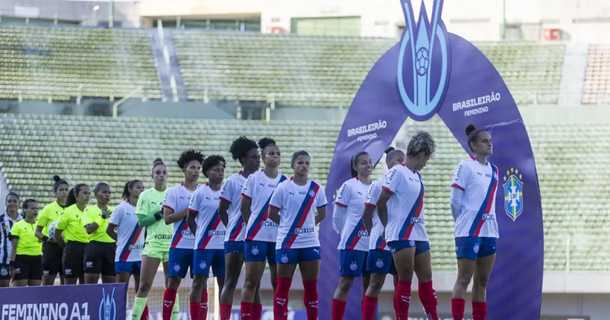 Bahia vence três seguidas, chega ao G-8 e se recupera no Brasileirão Feminino