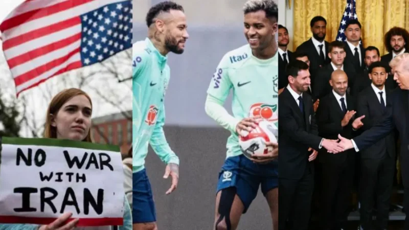 A menos de 100 dias da Copa, Seleção Brasileira busca ajustes finais e EUA vive tensão diplomática; entenda os cenários