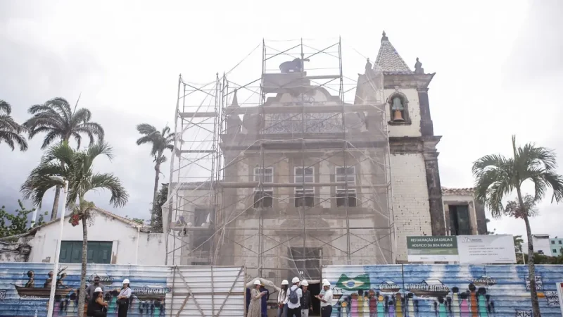Iphan autoriza pesquisa arqueológica para restauração da Igreja e Hospício da Boa Viagem, em Salvador