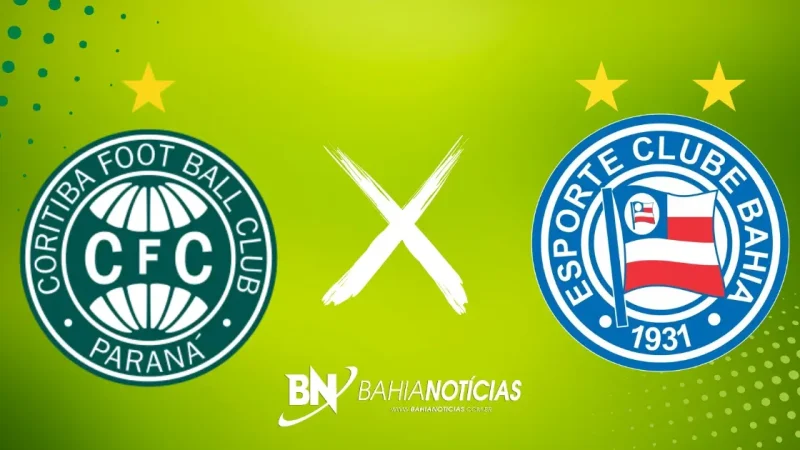 Coritiba x Bahia: Confira prováveis escalações, arbitragem, horário e onde assistir