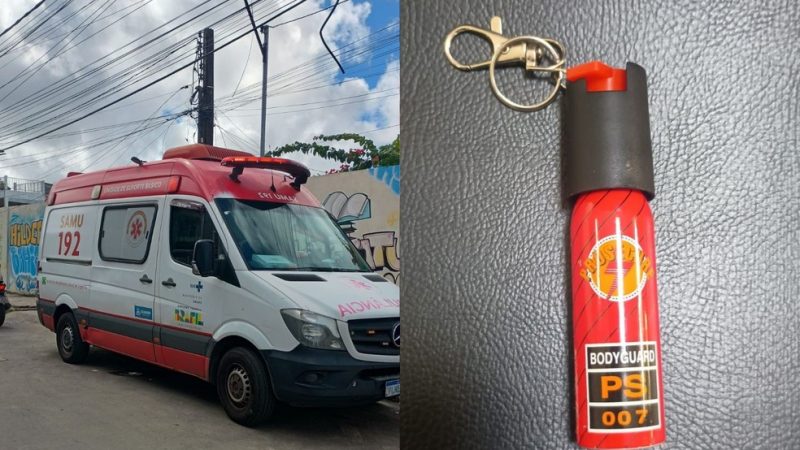 Professora e alunos passam mal após estudante pegar spray de pimenta na mochila de colega e testar na sala de aula em Salvador