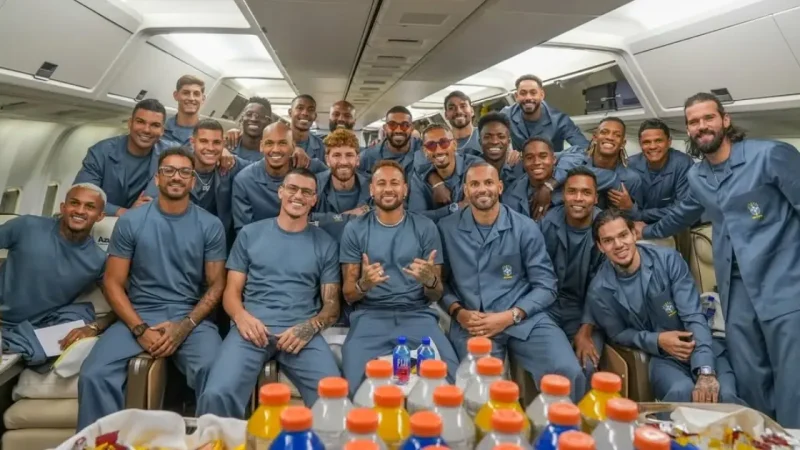 Seleção Brasileira embarca para os Estados Unidos rumo à disputa da Copa do Mundo de 2026
