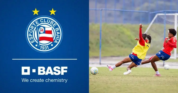 Bahia anuncia BASF como patrocinadora exclusiva do futebol feminino; confira