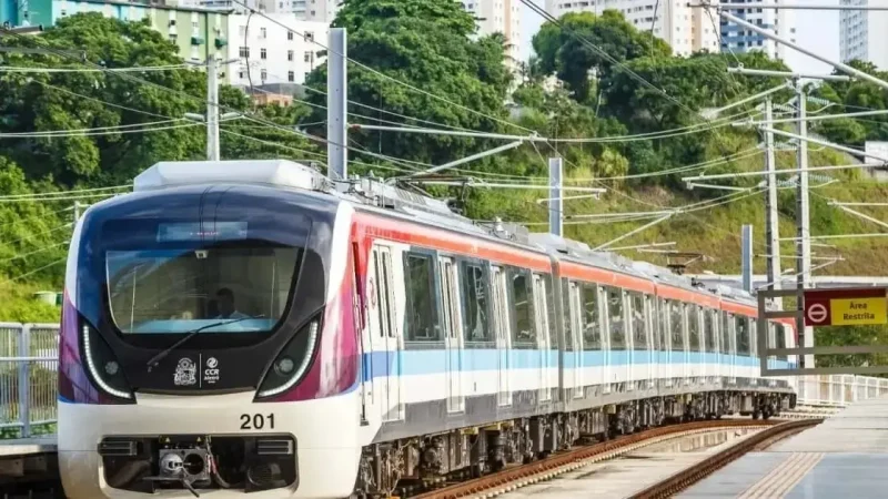 Compra de 10 novos trens para metrô de Salvador e Lauro de Freitas é firmada por R$ 632,7 milhões